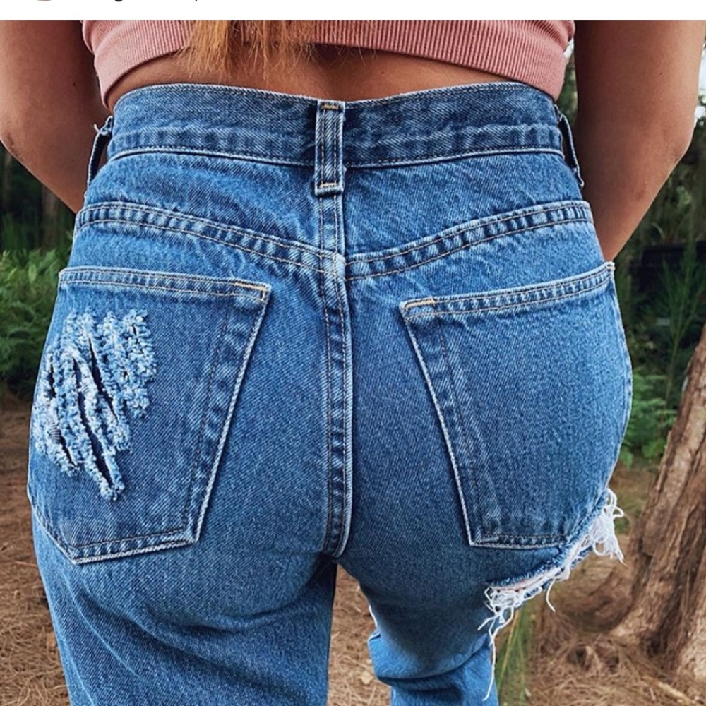Land’s End Distressed Boyfriend Jeans
